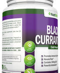 Black Currant Oil - 1000 Mg - 180 Softgels - Cold-Pressed Pure Black Currant Seed Oil - Hexane Free - 140mg GLA - Regulates Hormonal Balance - Great for Immune System, Hair and Skin