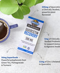 Garden of Life Quercetin Post Workout Recovery With Zinc Turmeric & Green Tea Dr Formulated Healthy Inflammatory Response & Joint Support - Gluten Free Non Gmo Carbon Neutral 30 Tablets