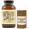 Medicine Man Plant Co The Brain Pill 90 Capsules Organic Brain Booster Supplement - Memory Pills For Brain W/ Ginkgo Biloba Capsules, Lion S Mane & Sage - Brain Booster Supplement For Focus, Memory, Clarity, Energy