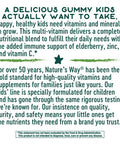 Nature's Way Happy & Healthy Multivitamin for Kids with Vitamin C, Zinc and Elderberry, 60 Gummies