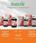 HealthAid Vitamin C - Chewable, 100 Vegetarian Tablets, 1000 mg