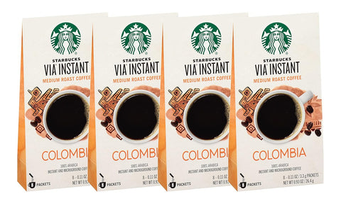 Starbucks VIA Instant Coffee, Medium Roast Coffee, Pike Place Roast, 100% Arabica, Single-Serve, 1 Box (50 Packets) | 100% Arabica instant coffee packets; Pike Place Roast medium roast; 1 box, 50 packets