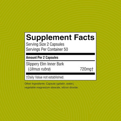 Nature'S Sunshine Slippery Elm 100 Capsules
