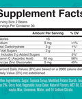Maryruth Organics Kids Immunity Beans | Vita-Beans with Vitamin C and Zinc | Immune Support Supplement | Kids Ages 4+ | Peach Mango Flavor | Vegan | Non-GMO | Gluten | 60 Count