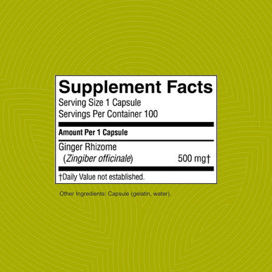 Nature'S Sunshine Ginger 100 Capsules