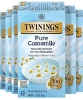 Twinings Lemon & Ginger, Caffeine-Free Herbal Tea Bags, 100 CT Box (1 Pack) | Spicy & Tangy, Ginger, Lemon Peel, Lemongrass, Blackberry Leaves, Soothe Digestion, 100 Foil Lined Individually Wrapped Bags