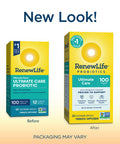 ReLife Adult Probiotic Ultimate Flora Ultimate Care Probiotic Supplement Gluten Dairy Soy 100 Billion CFU 30 Vegetarian Capsules