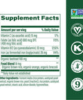 MegaFood Blood Builder Minis - Iron Supplement Clinically Shown To Increase Iron Levels Without - Iron With Vitamin C Vitamin B12 & Folic Acid - Vegan - 60 Tablets (30 Servings)