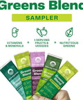 Amazing Grass Greens Blend Variety Pack (10 Single Serve packets): Greens Blend Powder with Spirulina, Chlorella, Beet Root Powder, Digestive Enzymes & Probiotics