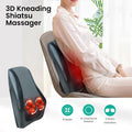 Snailax Back Massager For Back Pain Deep Tissue, Shiatsu Lower Back Neck Massager With Heat, 3D Kneading Massage Pillow For Back Neck Shoulder Legs, Gifts For Mom, Dad, Women