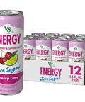 V8 Energy Strawberry Banana Juice Energy Drink, 8 fl oz Can (24 Pack)