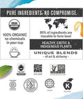Numi Organic Tea Mini Sampler Variety Pack 8 Count Box Assorted Black Tea Green Tea White Tea Herbal Tea Bags