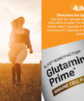 4Life Glutamine Prime - Fuel Your Immune Cells with Glutamine and Enhance Cell Communication with NanoFactor - Immune System Support - Overall Wellness and Energy Boost - 120 Veggie Capsules