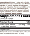Nature'S Way Vitamin A, 3,000 Mcg Per Serving, 100 Softgels