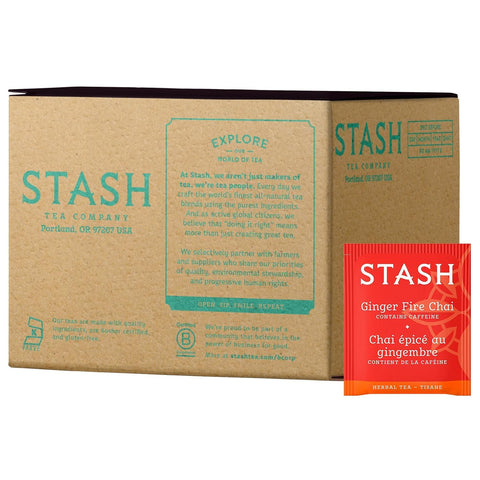 Stash Tea Peppermint Herbal Tea, Box of 100 Tea Bags | Cooling, brisk peppermint flavor with refreshing herbal notes, Non-GMO Project Verified and foil-sealed freshness