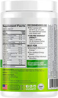 USN Amino Stim EAAs (Essential Amino Acids) + Energy, 125mg Caffeine, 6g Essential Amino Acids, Hydration Complex, Muscle Growth Recovery, Green Apple, 10.05 Ounce (Pack of 1)