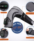 Cordless Shoulder Heating Pad, Heated Shoulder Wrap With Vibration, Shoulder Massager Heated Shoulder Brace For Women Men