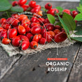 Organic Rosehip 1000mg - Pure & Potent Powder - Organic, Non GMO, Gluten , Halal - 120 Vegan Capsules