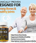Vitamin D3 5000Iu & K2( As Mk7 ) 200Mcg Gummies + 600Mg Calcium, With Coconut Oil For High Absorption, Maximum Strength Vitamin D3 K2 Supplement - Support For Bones Muscle Teeth Immune, Vegan 2Packs
