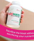 Microbiome Labs FODMATE Digestive Enzymes - Enzymes for Digestion, Occasional Mild Bloating Relief for Adults - Helps Break Down FODMAPs - Complement Low-FODMAP Protocols (120 Ct)