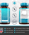 Marine Collagen 1000Mg Enhanced With Hyaluronic Acid 100Mg - 90 Super Strength Capsules - Hydrolysed Collagen Supplements - Vitamin C, Vitamin E, Vitamin B2, Zinc, Copper - Made In The Uk By Nutravita