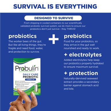 Probulin Daily Care Probiotic for Digestive and Immune Support 30 Capsules