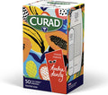 Curad Kendra Dandy Designer Adhesive Fabric Bandages (50 Count Variety Pack) 4 Colorful Patterns 35 count Standard Bandages & 15 count XL Bandages