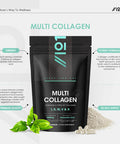 Revive Naturals Multi Collagen Capsules - Types I II III V & X - Wild Caught Marine Grass Fed Bovine Eggshell & Free-Range Chicken Collagen Powder with Hyaluronic Acid & Vitamin C 120 Caps