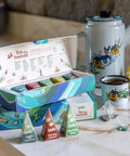 Lazi ka Lazika Tea Variety Pack Black Green and Herbal Tea Assortment Tea Sampler Set Assorted Tea Variety Pack with Pyramid Tea Bags Tea Set 10 Counts