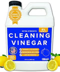 Cleaning Vinegar, 6% Acidity, Lemon Scent, Non-Toxic, 32 oz, Made in USA | Extra Strength Concentrated Cleaning Vinegar for Home, Kitchen, Floors & More - Safe, Non-Toxic, & All-Natural