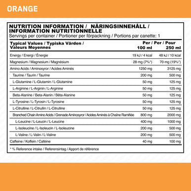 Optimum Nutrition Essential Amino Energy Orange 24X250 Ml