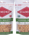 Diamond of California Chopped Walnuts, Raw Walnuts for Baking, Snacking and Salads, 8 oz.
