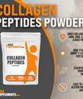 Bulksupplements.Com Collagen Peptides Powder - Bovine Collagen Powder, Collagen Supplement, Powdered Collagen - Beef Collagen Powder, 11G Of Hydrolyzed Collagen Per Serving, 500G (1.1 Lbs)
