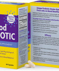 InnovixLabs Mood Probiotic 60 Capsules Lactobacillus helveticus Rosell 52ND Bifidobacterium longum Rosell 175 1st Probiotic Formula Clinically Studied for Mood Support Probiotics for Men Women