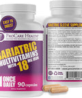 Procare Health Bariatric Multivitamin With Iron 18Mg (03 Month Supply) - Post-Op Bariatric Vitamins For Gastric Bypass Bariatric Surgery Patients, Supports Recovery (90 Easy To Swallow Capsules)