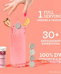 Amazing Grass Effervescent Tablets, Green Superfood Hydration Water Flavoring Tablet, Electrolyte, Vitamins and One Serving of Greens, Strawberry Lemonade Flavor, 10 Count