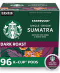 Starbucks K-Cup Coffee Pods, Dark Roast Hot or Iced Coffee, French Roast, 96 Keurig Pods