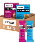 RXBAR High Protein Bars, Gluten Free, Protein Snacks, Variety Pack (10 Bars)