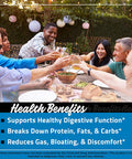 FarmHaven Digestive Enzymes with 18 Probiotics Herbs Papaya Bromelain Protease More for Lactose Absorption Better Digestion Helps Bloating Gas Constipation Vegetarian 60 Capsules