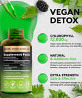 NUTRAHARMONY Vegan Chlorophyll Liquid Drops - Oxygen & Energy Boost, Skin Cleanse - Made In Usa Trusted Quality - Natural Deodorant & Detox - 12000 Mg Extra Strength Supplement - 2 Month Supply, Fresh Mint Flavor