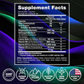 JOYLI Nutrition Magnesium Glycinate Gummies with Vitamins B6, B12 & D3 - 60 Gummies