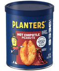 PLANTERS Sea Salt & Vinegar Peanuts (8 ct Pack, 6 oz Canisters)