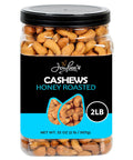 Honey Roasted Cashews - 32 oz Reusable Container | Gourmet Nuts Coated with Sweet & Natural Honey | Roasted to Perfection | Healthy Everyday Snack | Vegan | Kosher | Hand-Picked | Sweet & Crunchy