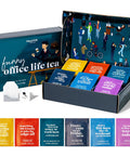Thoughtfully Gourmet Office Life Tea Set Tea Sampler Includes 6 Flavors of Tea with Funny Quotes Great Office s for Coworkers Set of 90