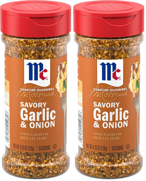 McCormick Garlic and Onion, Black Pepper and Sea Salt All Purpose Seasoning, 4.25 oz