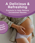 Centrum Morning Sickness Relief Gummies Citrus Ginger Flavor - 60 Count Up To 60 Day Supply