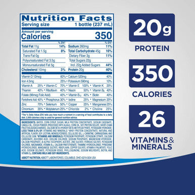 Ensure Enlive Meal Replacement Shake 20G Protein 350 Calories Advanced Nutrition Protein Shake Milk Chocolate 8 Fl Oz (Pack Of 16)