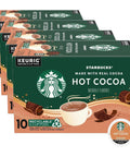 Starbucks K-Cup Coffee Pods, Flavored Hot Cocoa, Classic Hot Cocoa, 10 Keurig Pods