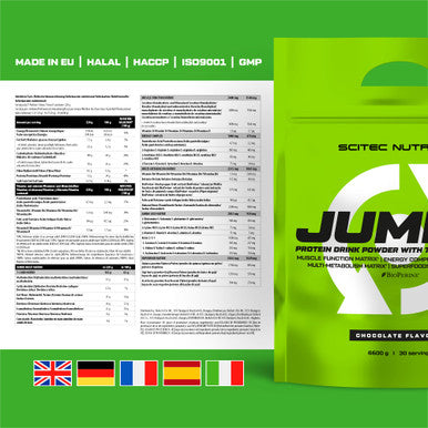 Scitec Nutrition Jumbo High-Calorie Weight Gainer Chocolate - 6600g