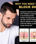 Dht Blocker Gummies Hair Growth Supplement, Super Potency Saw Palmetto & Biotin 10000 Mcg For Women & Men, Plus 12 Proprietary Blend - Prevent Hair Loss, Blocking Dht Receptors, Hormonal Balance